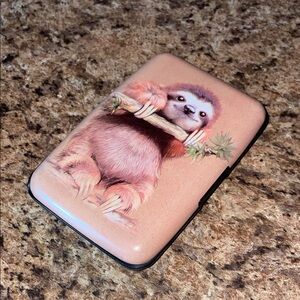 SLOTH wallet / card holder